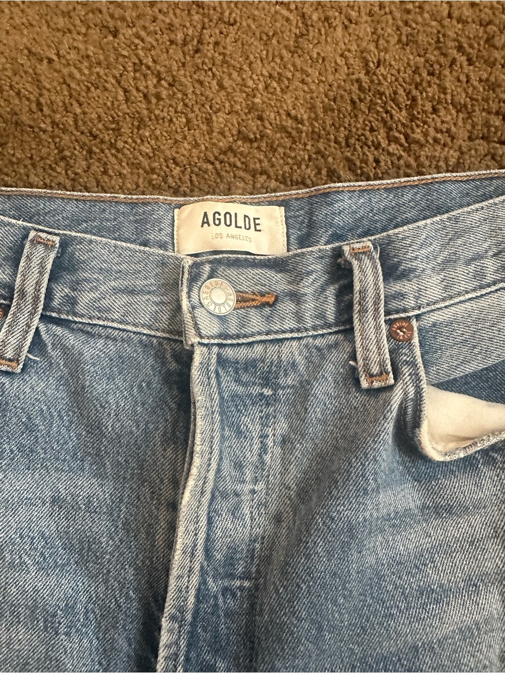 Agolde low slung baggy jeans - Picture 3 of 5